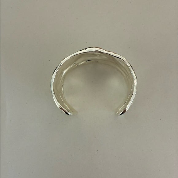 Silver Textured Cuff - Picture 3 of 3